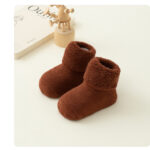 Winter Baby Socks (0-3 Year) - Coffee