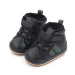 Soft Sole High-Top Comfortaable Boots for Baby Boys (0-18 Months)