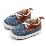 Easy-Fit Low Top Canvas Shoe for Baby Boys (0-18 Months) BRC01801 - Image 2