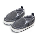 Soft Sole Velcro Canvas Shoe for Baby Boys (0-12 Months) - Image 2