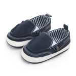 Soft Sole Velcro Canvas Shoe for Baby Boys (0-12 Months)