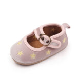 Baby Girls Star Print Comfortable Mary Jane Shoes for Infant & Toddler Baby