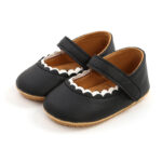 Baby Girls PU Leather Soft Comfortable Mary Jane Shoes for Infants & Toddlers