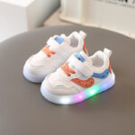 Light-Up Toddler Sneakers Premium Breathable Luminous Low-Top Shoes for Boys & Girls